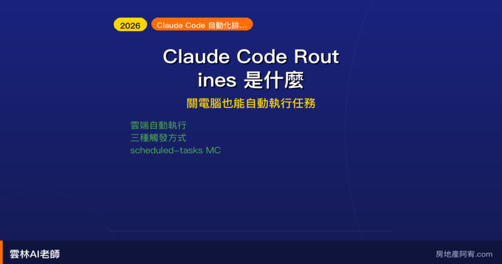 ai cover claude code routines